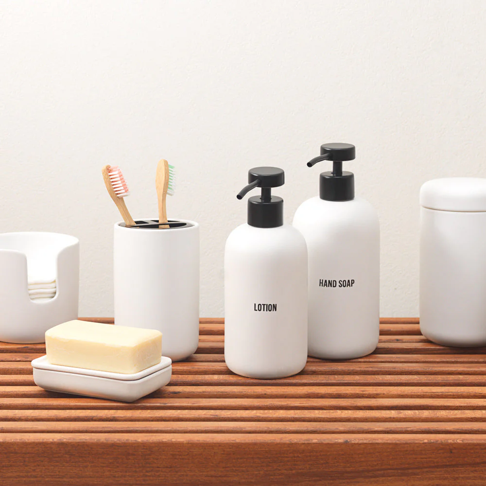 Stoneware Lotion Dispenser